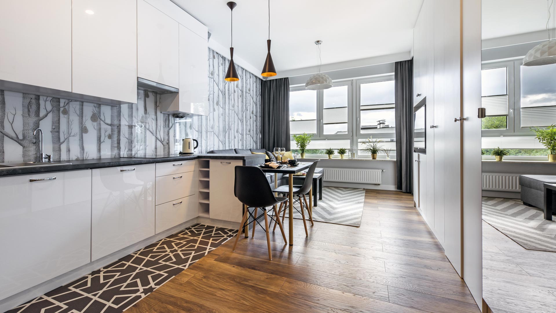 A large kitchen fitted by our team